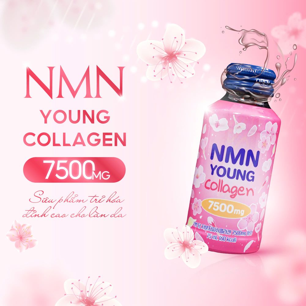 Nước uống NMN YOUNG Collagen 7500mg có gì tốt